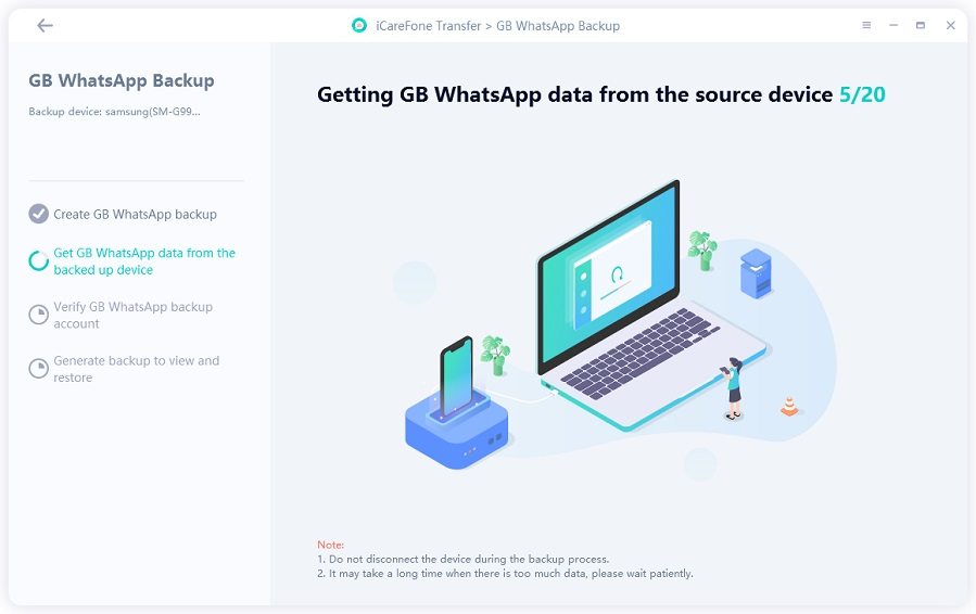 GBWhatsApp Verisini Al