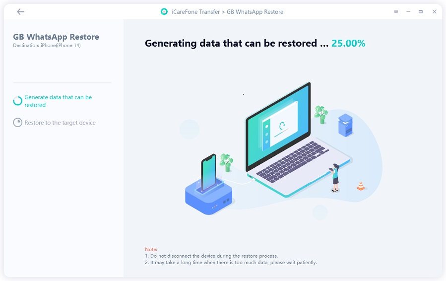GBWhatsApp Verilerini Oluşturma