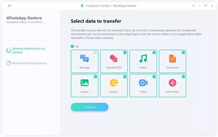 select file type