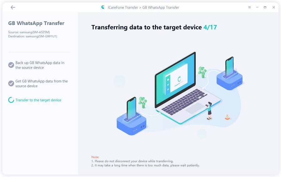 transfer GB WhatsApp to WhatsApp