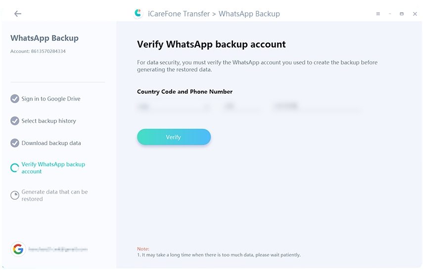 download whatsapp backup from google dive to iphone - 4
