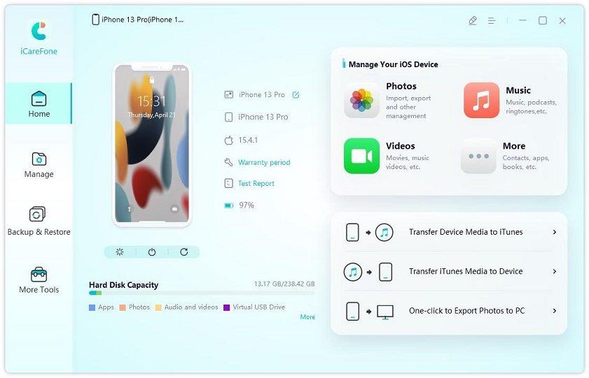 transfer iphone files to pc