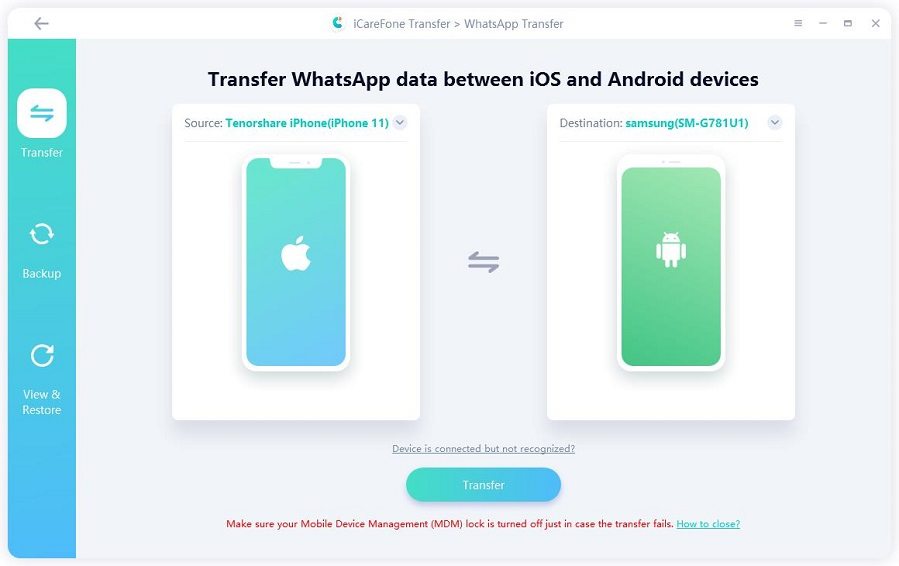 transfer whatsapp from iphone to android