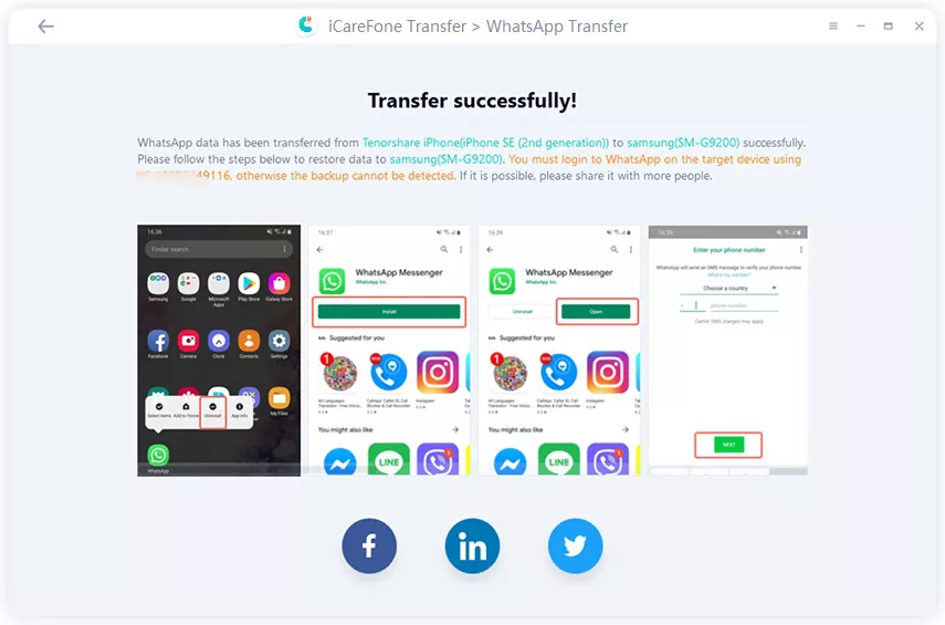 transfer whatsapp media from iphone to pc - iCareFone Transfer(iCareFone for WhatsApp Transfer)
