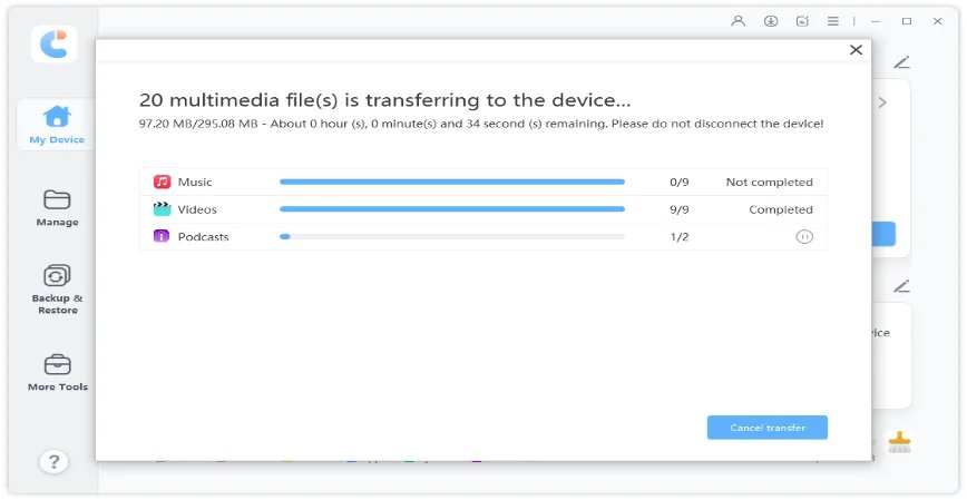 transferring music to ipod