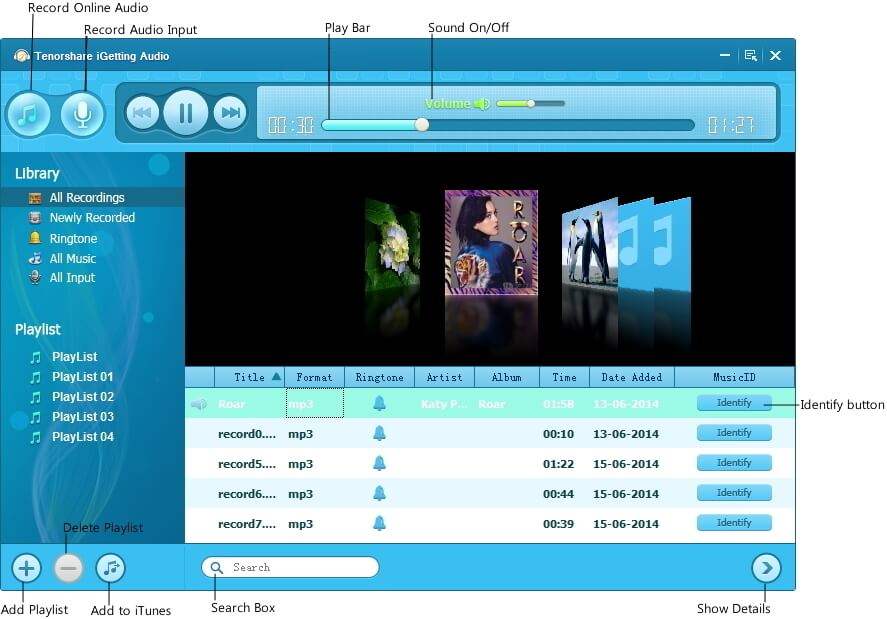 streaming music recorder