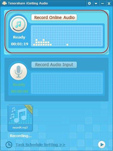 record streaming audio