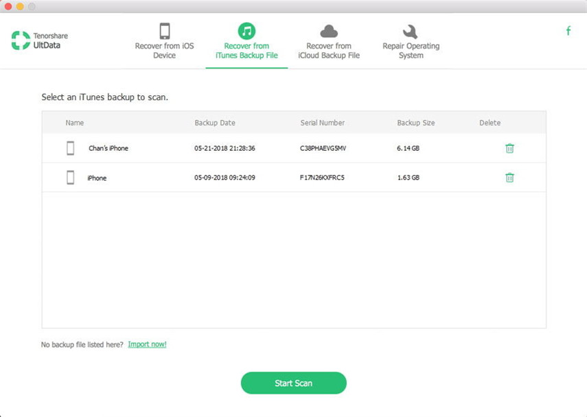 restore sms from ipad mini 2 on mac