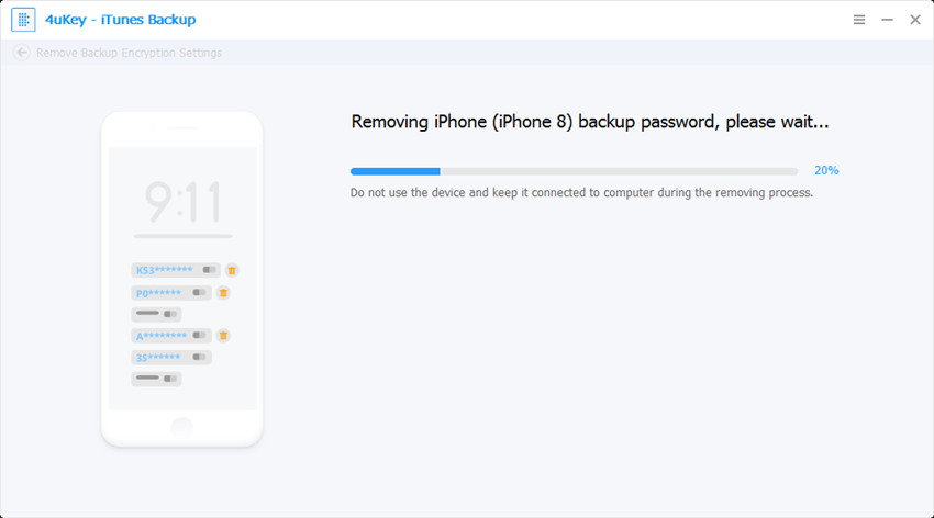 password to unlock iphone backup itunes