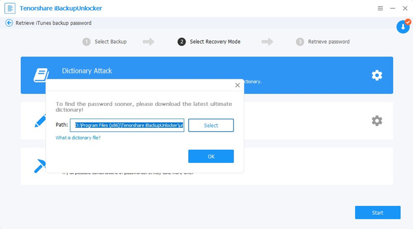 dictionary attack