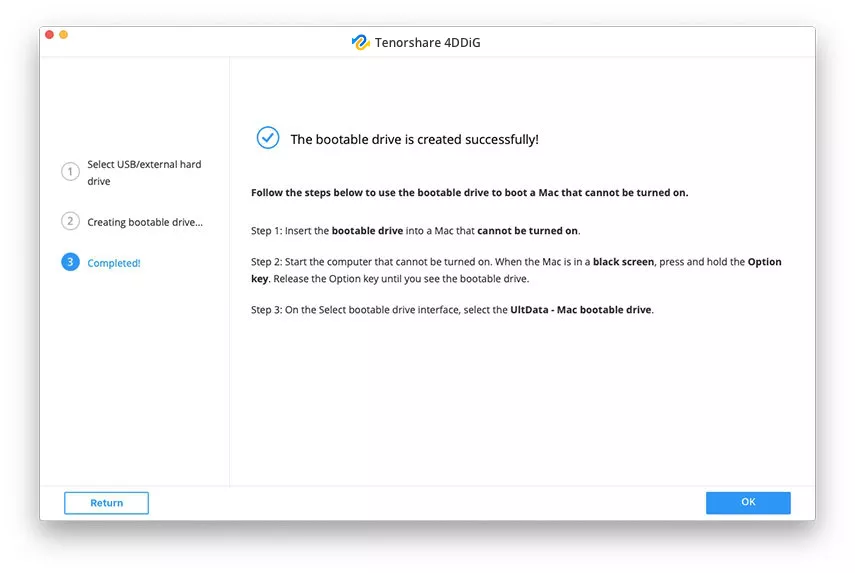 crie uma unidade usb inicializável