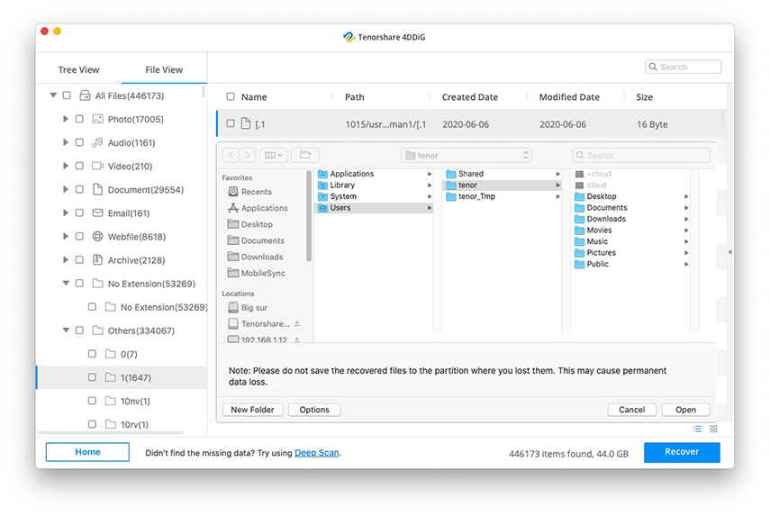 Tenorshare Any Data Recovery 2.6.0.6 Mac 破解版 - 专业数据恢复工具