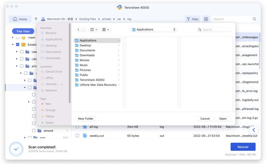 recover lost desktop files on Mac
