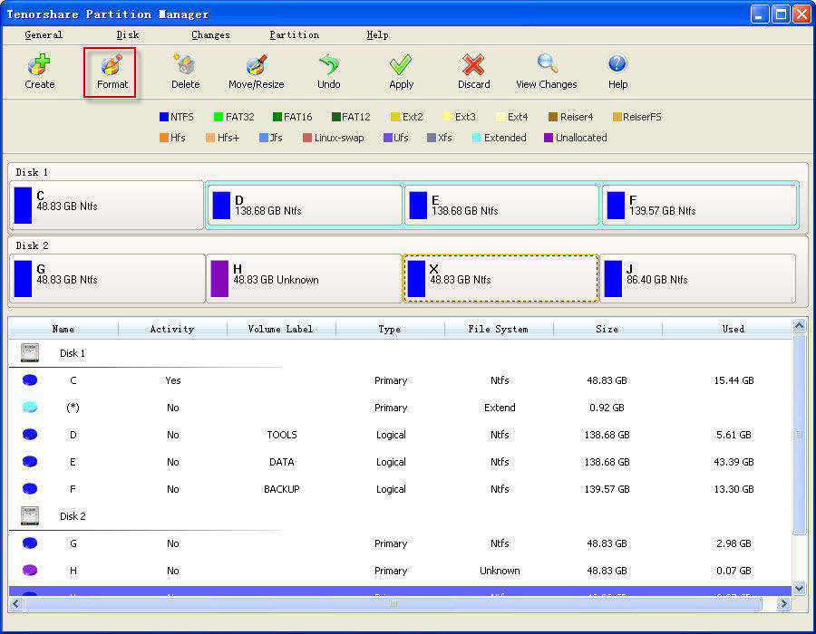 How to Format a Partition