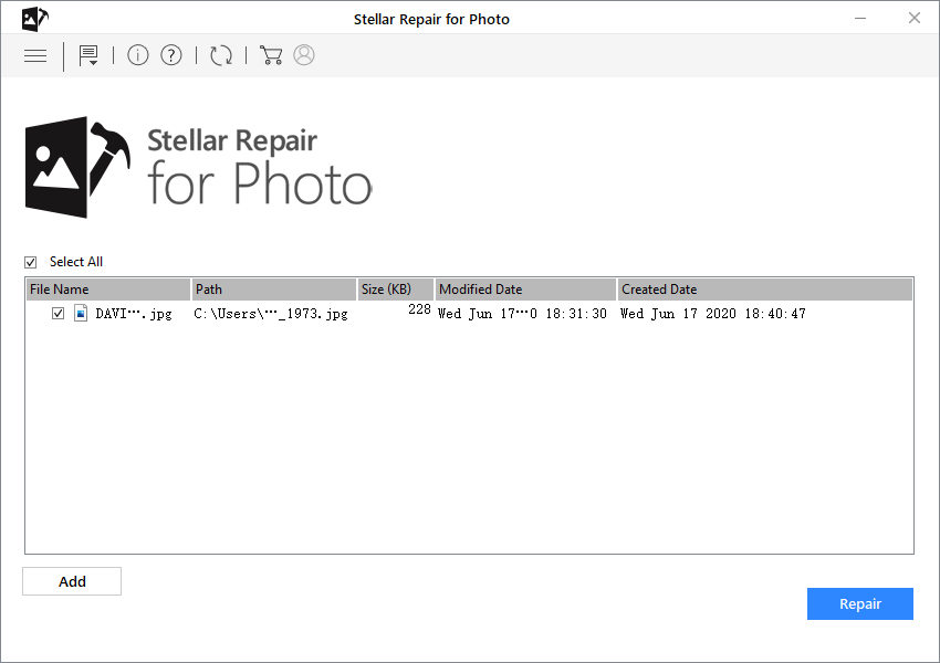 photo corrupted repair software - repair
