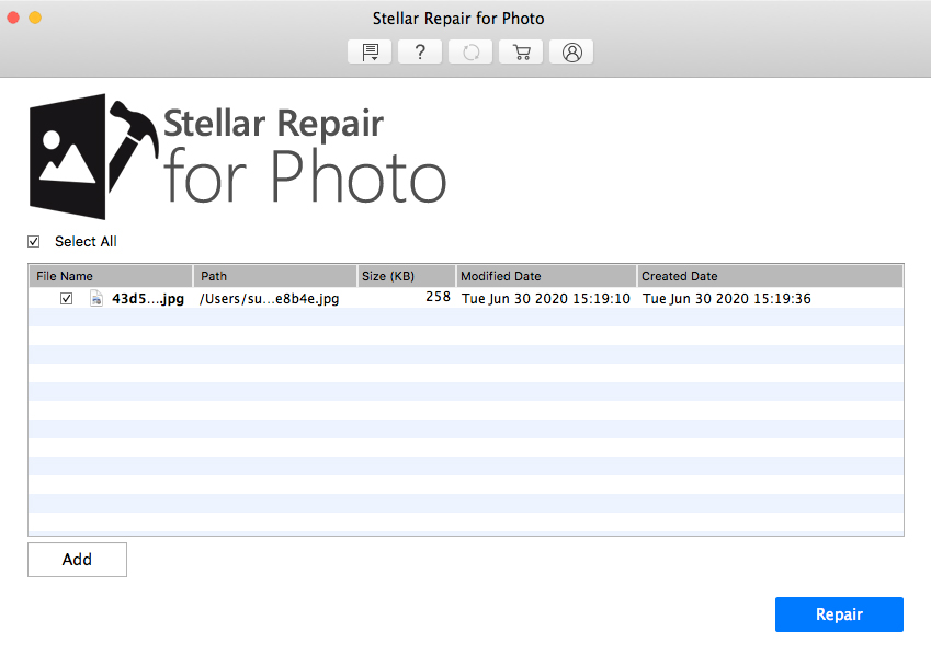 start repair damageed photos - step3