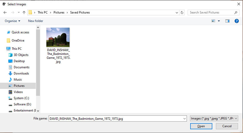 select damaged photos - step2