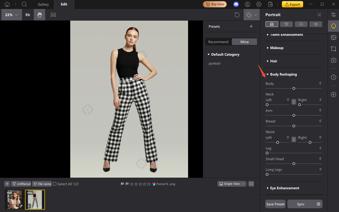 PixPretty body Shape