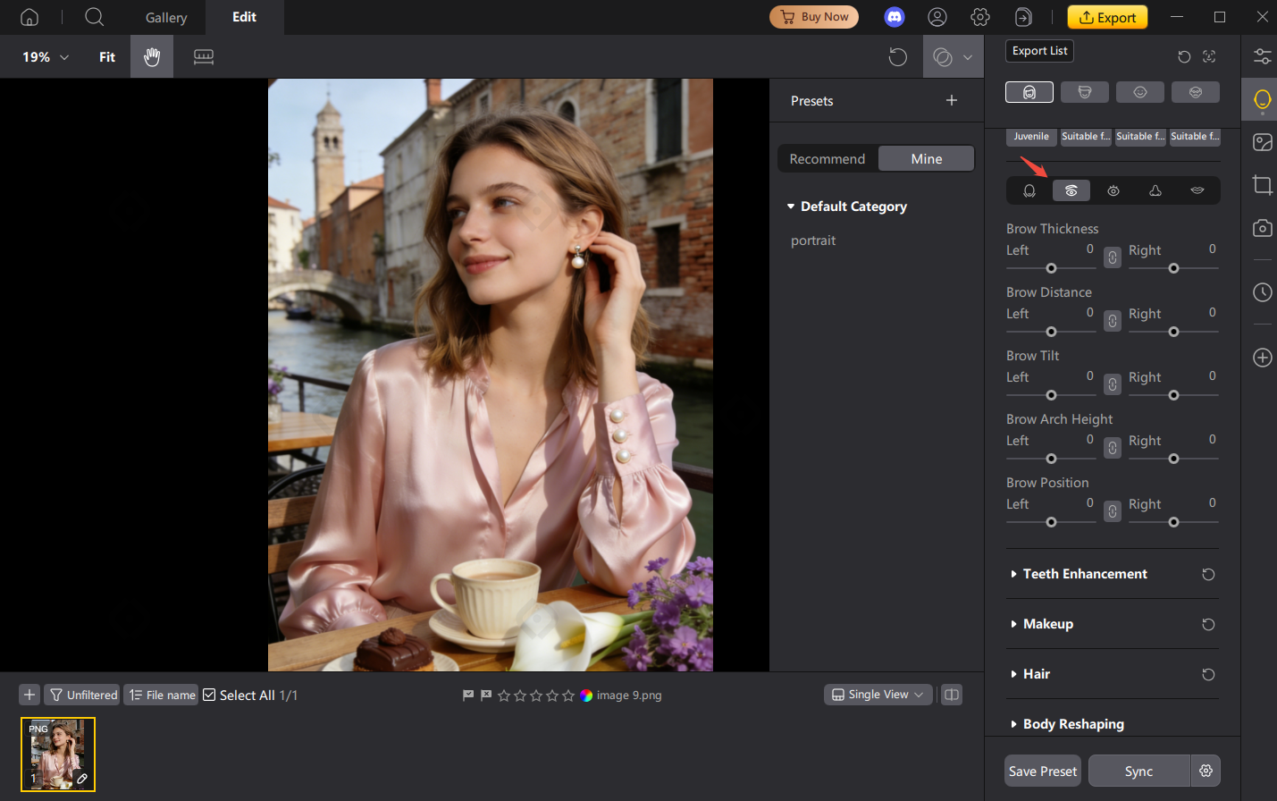 PixPretty Eyebrow Adjustment