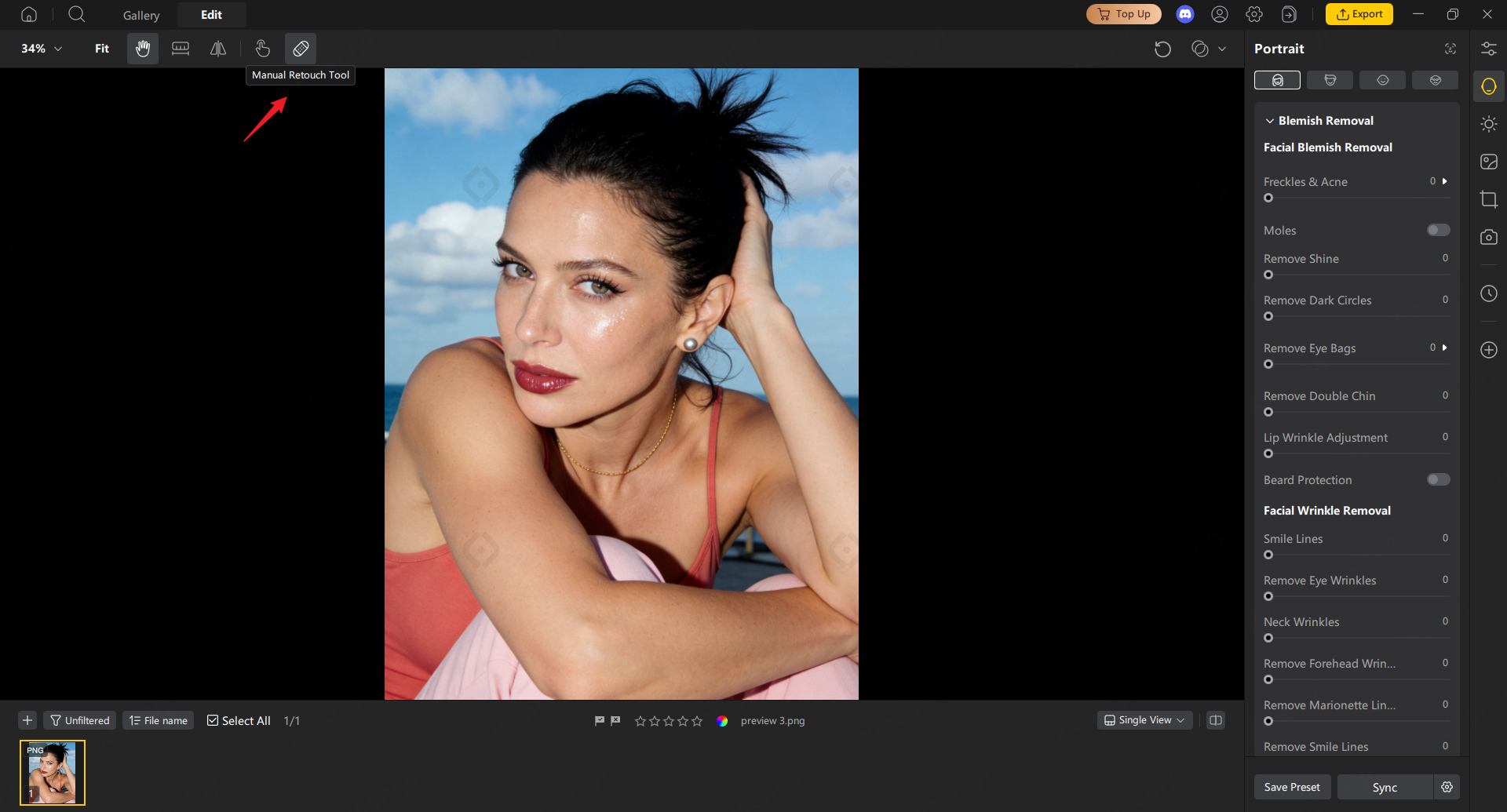 PixPretty Manual Retouch