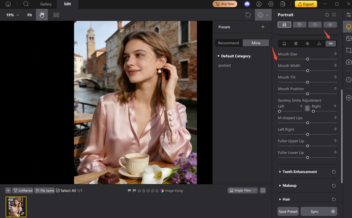 PixPretty Mouth Adjustment