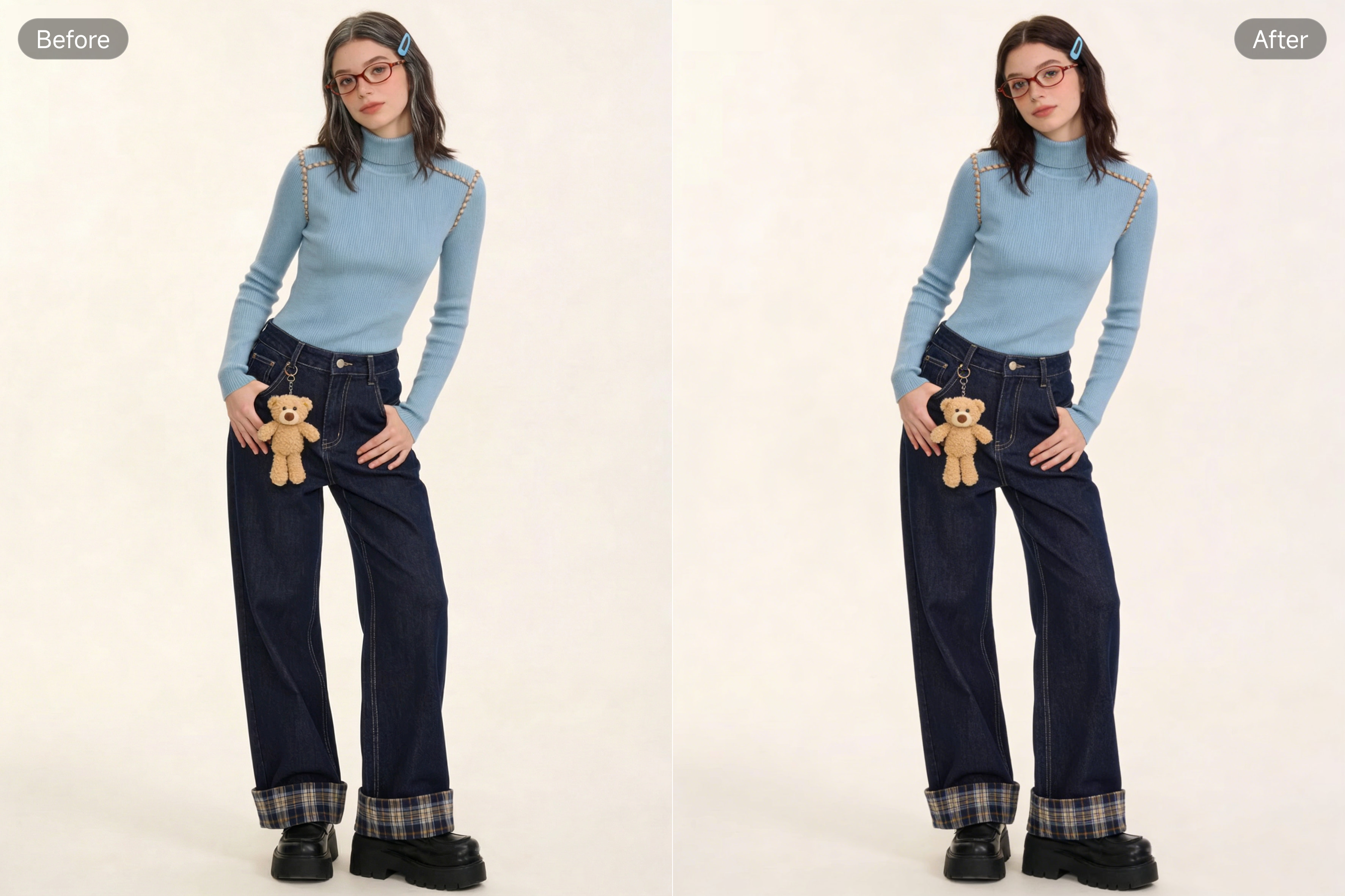 PixPretty Remove Gray Hair