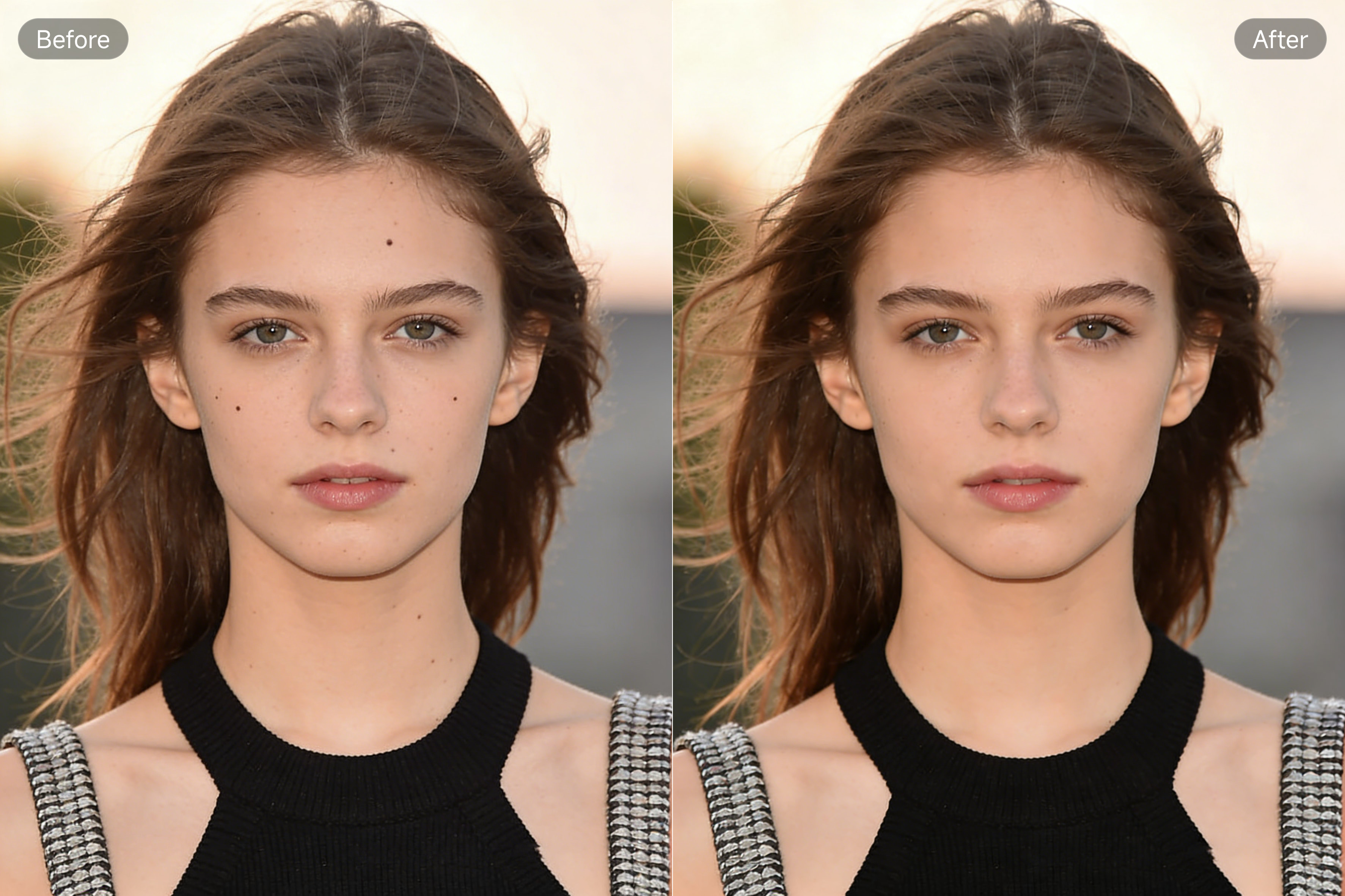 PixPretty remove moles