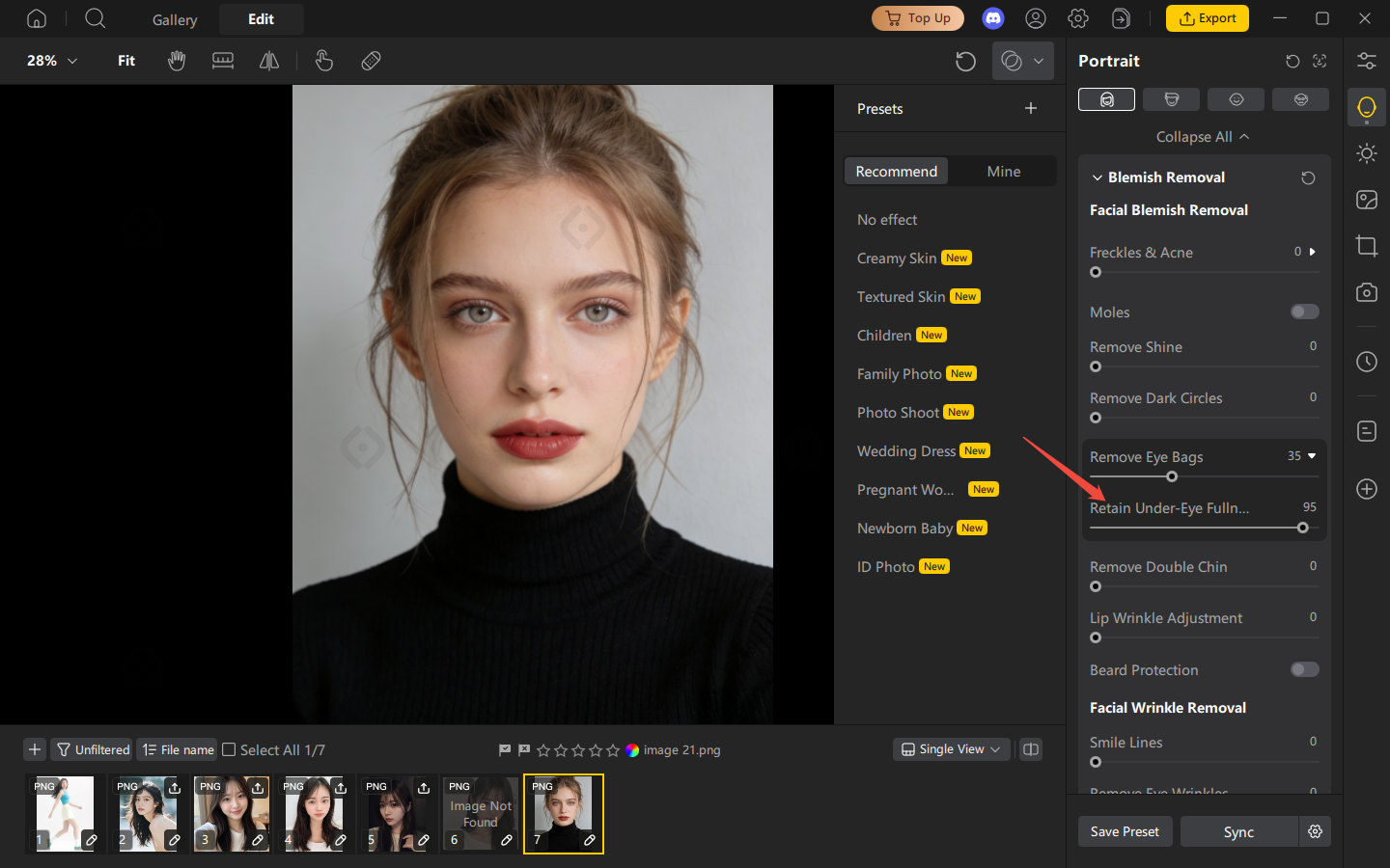 PixPretty  Retain Under-Eye Fullness