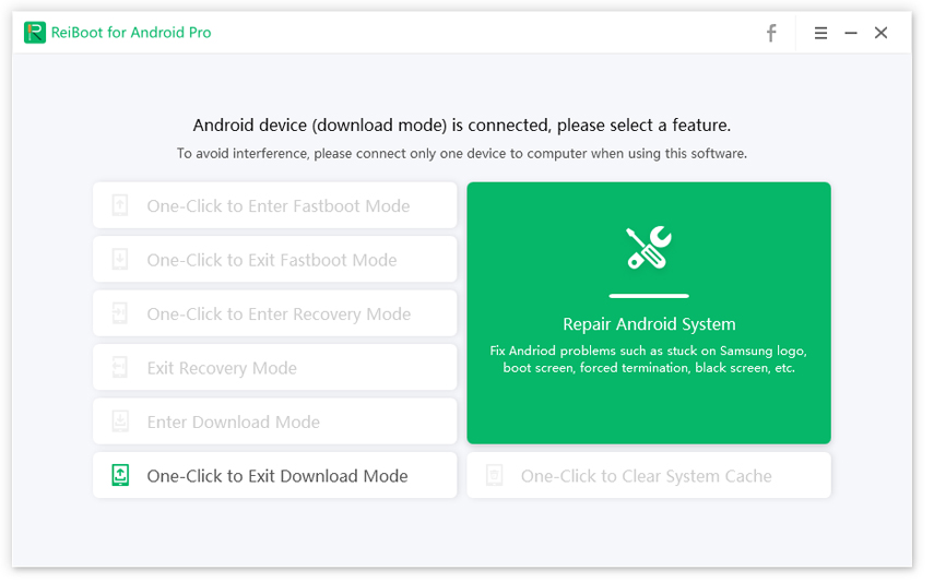 android device completely enter download mode on tenorshare reiboot for android - guide