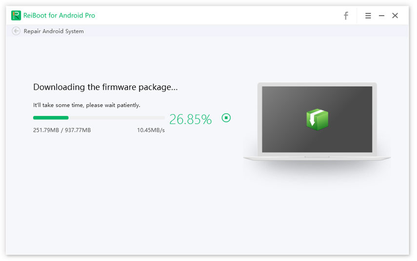 failed to obtain the firmware download address reiboot