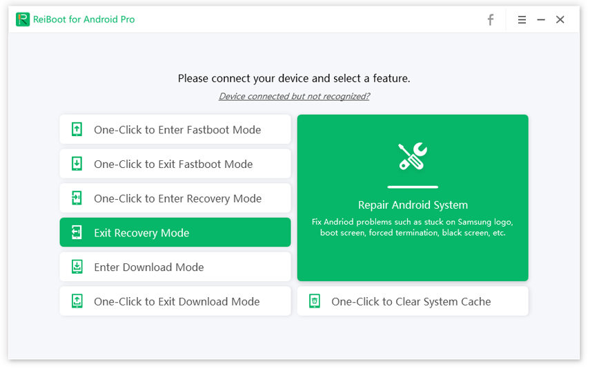 reiboot exit recovery mode