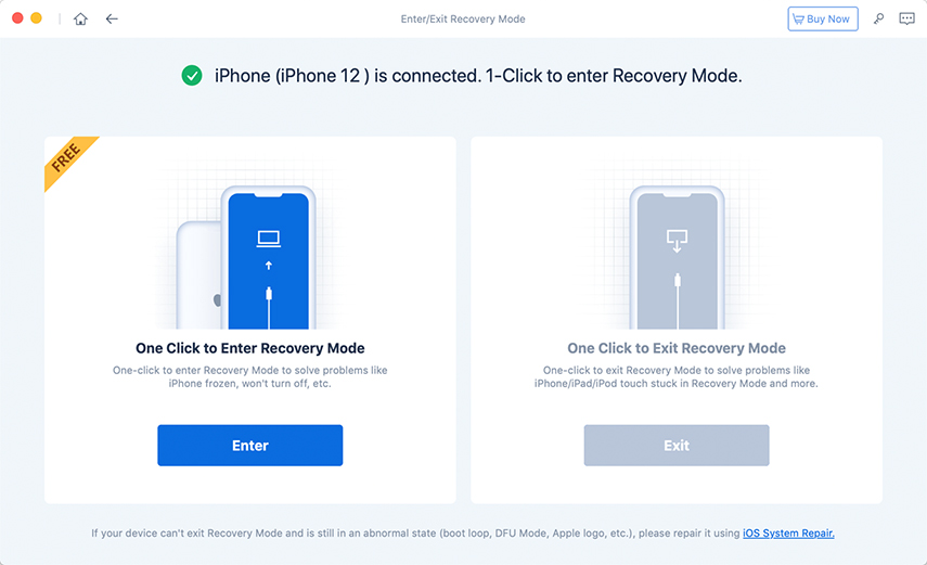 Enter Recovery Mode