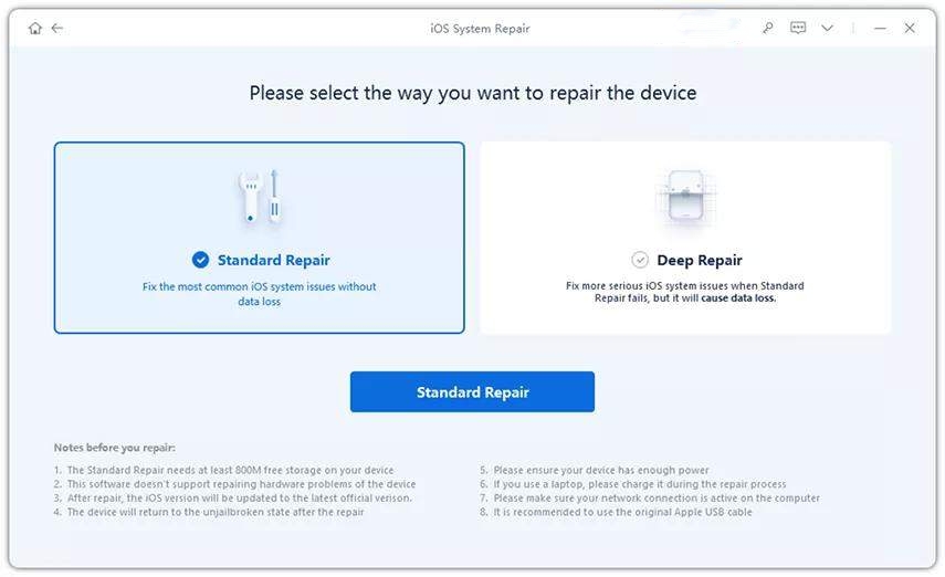 ios system repair reiboot