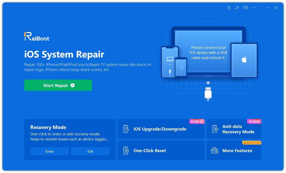 reiboot ios system repair