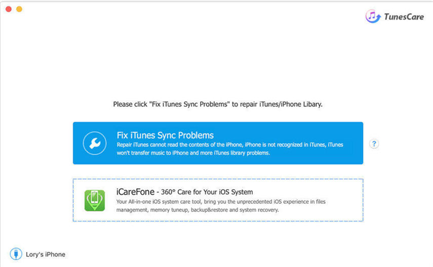 TunesCare for Mac 1.5.0 full