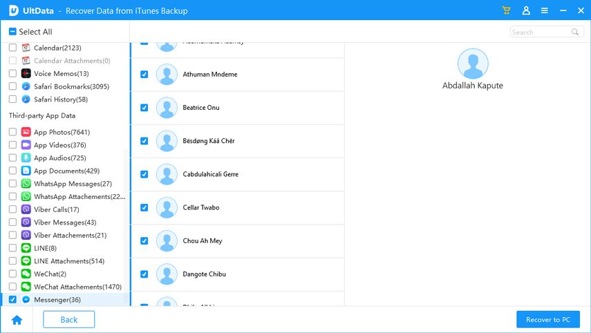 preview itunes data