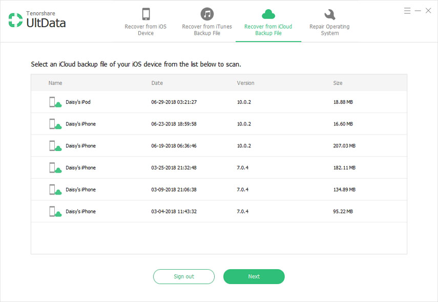 accedi all'account icloud