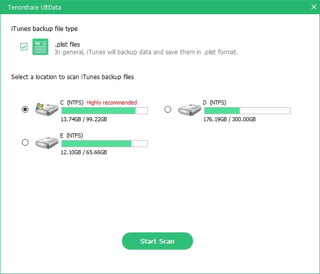 select deleted backup folder