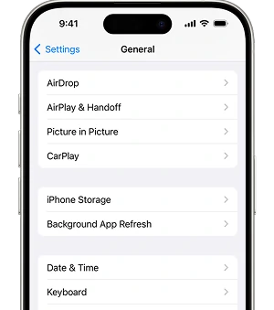 iPhone storage