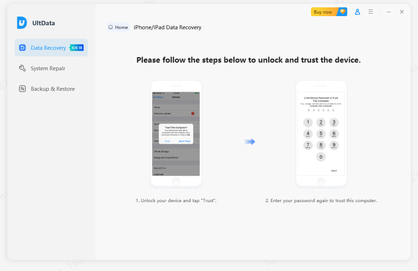 trust device - UltData guide