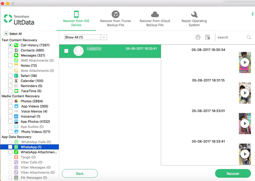 Recover iPhone/iPad,/iPod WhatsApp Messages after iOS 9 Upgrade on Mac