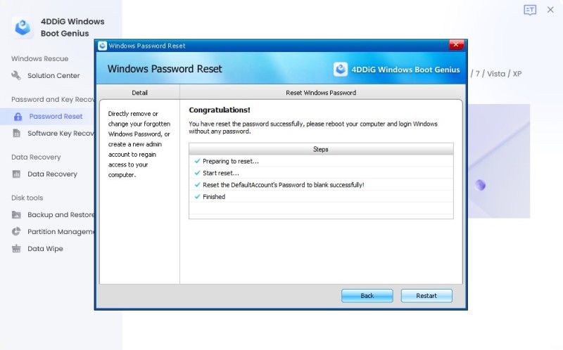remove windows password and unlock hp laptop