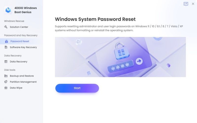 reset windows password