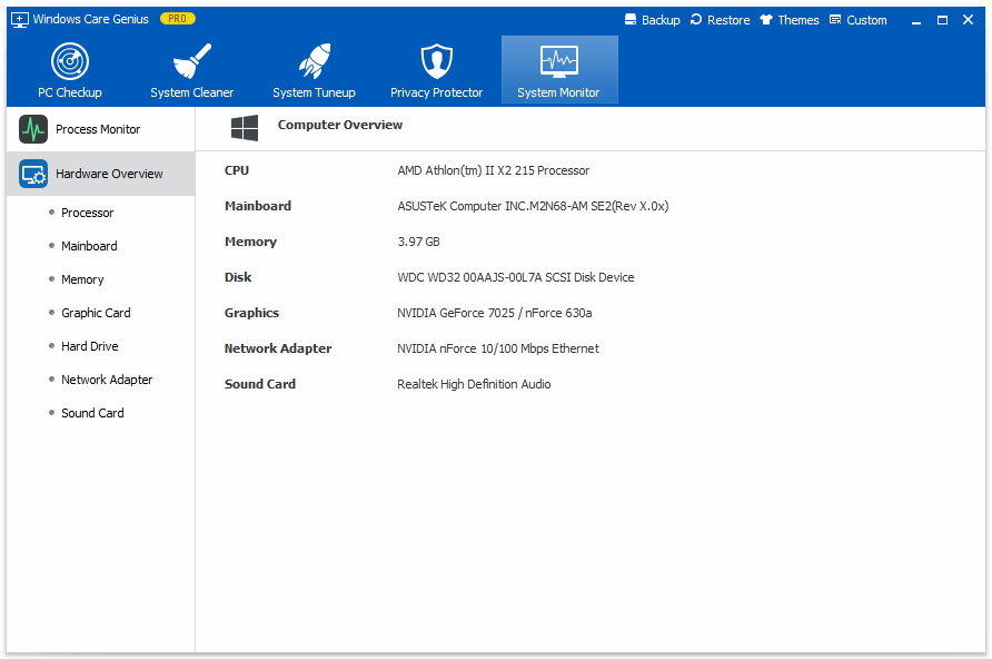 windows 10 system monitor desktop