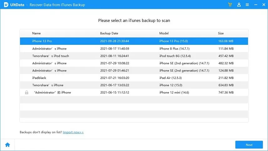 tenorshare iphone data recovery stuck