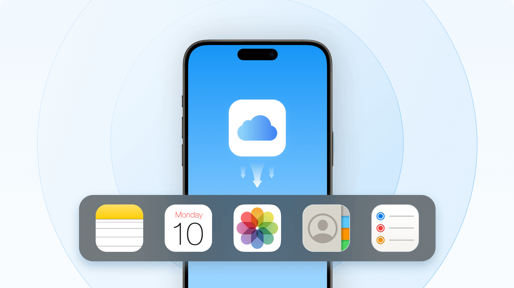 recover from iCloud with UltData
