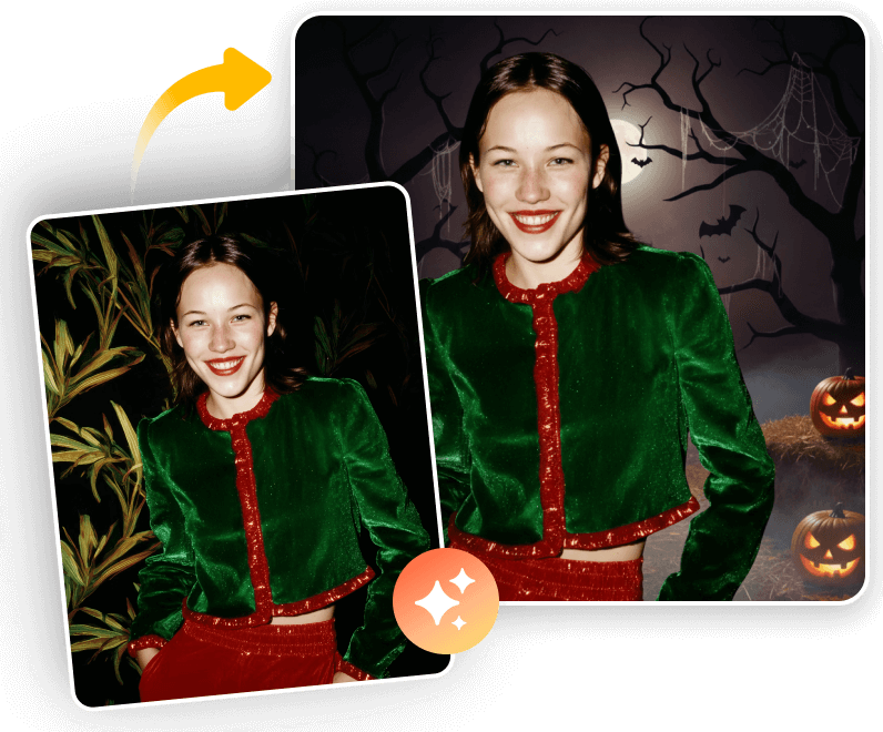 add halloween background by PixPretty