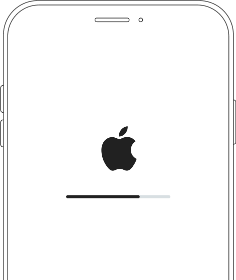 iPhone stuck on Apple logo