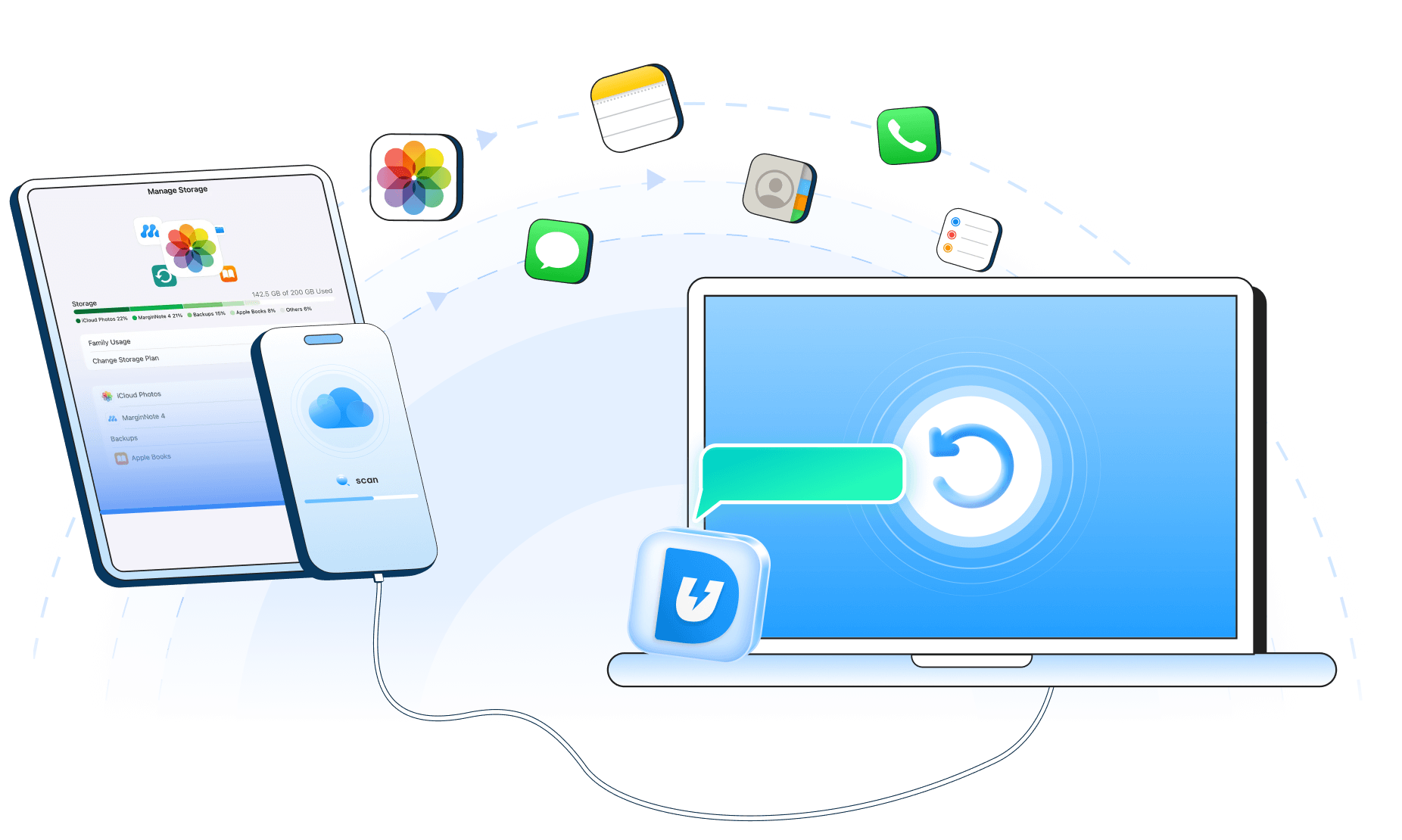 UltData iCloud Data Recovery Banner