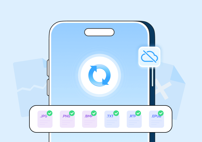 No iCloud Backup Required